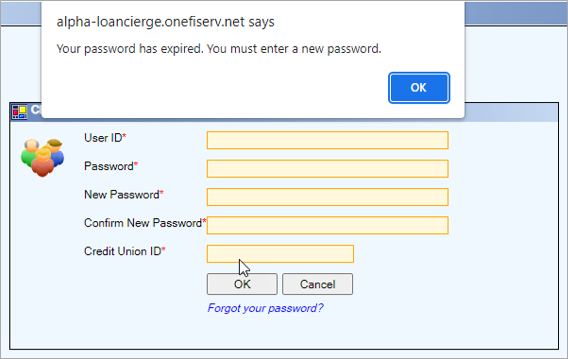Expired Password Within 72 Hours.